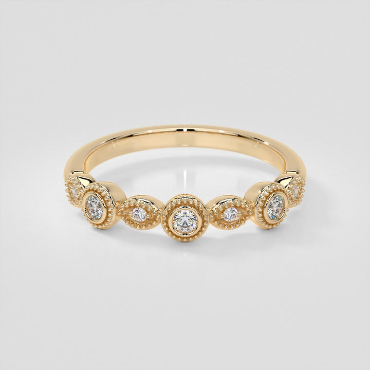 1/3 CTW Lab Grown Diamond Vintage Marquise Embrace Band