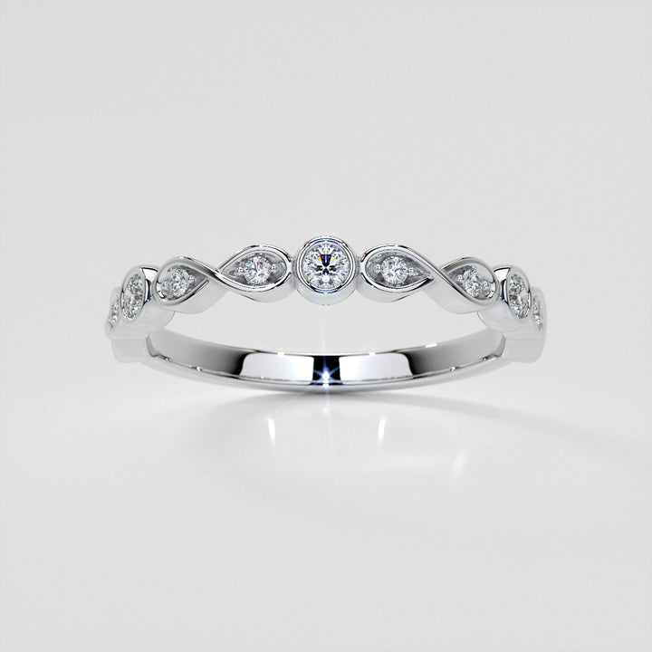 1/6 CTW Lab Grown Diamond Infinite Harmony Band