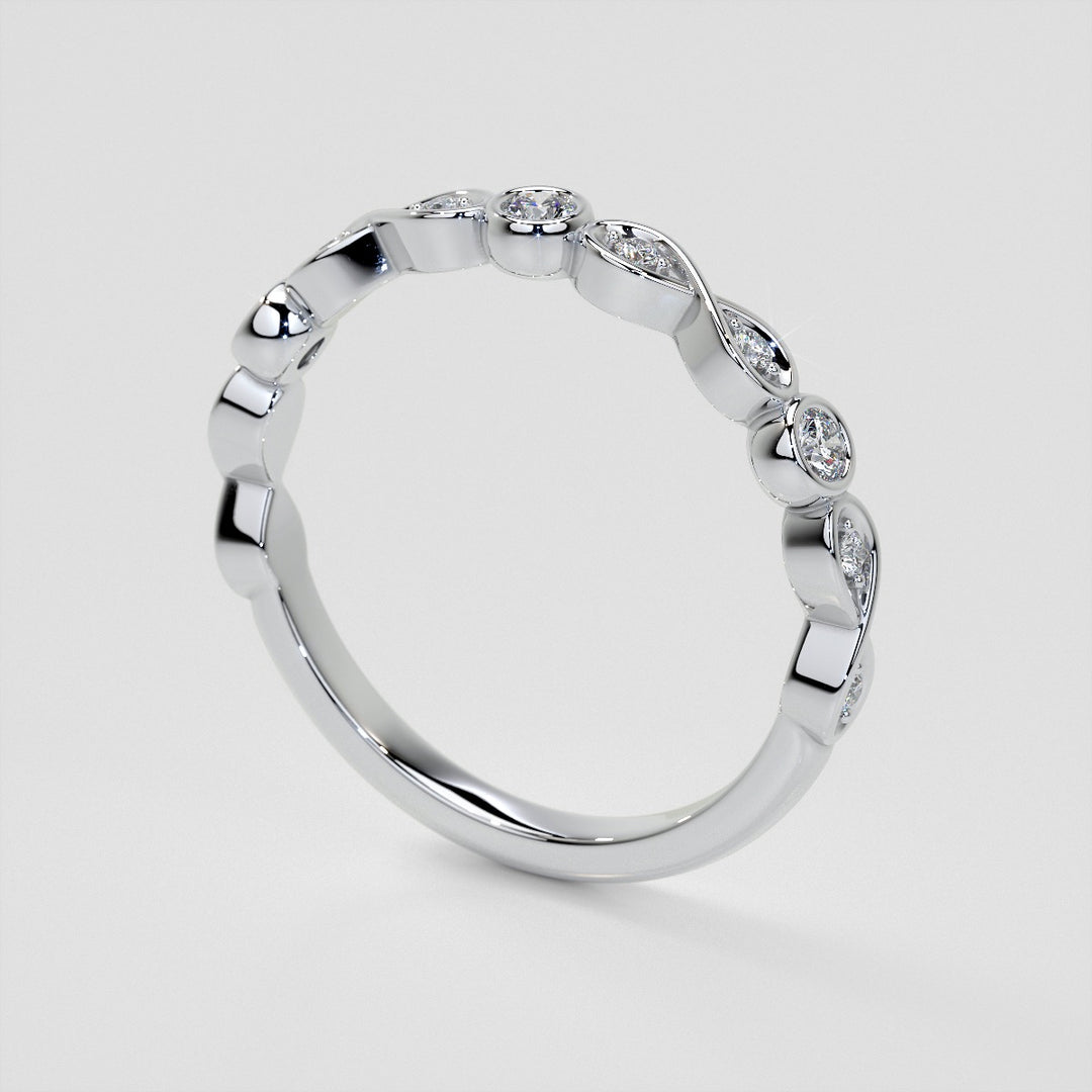 1/6 CTW Lab Grown Diamond Infinite Harmony Band