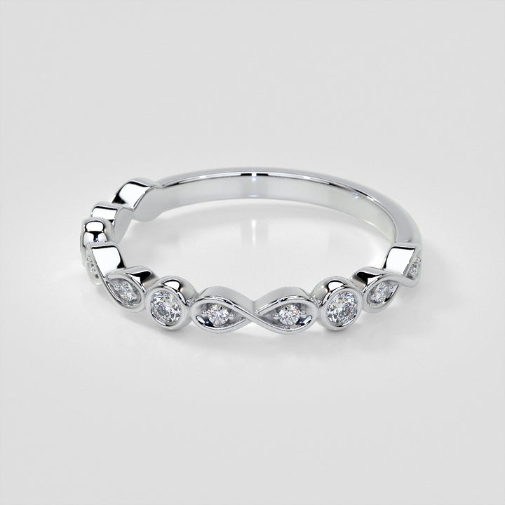 1/6 CTW Lab Grown Diamond Infinite Harmony Band