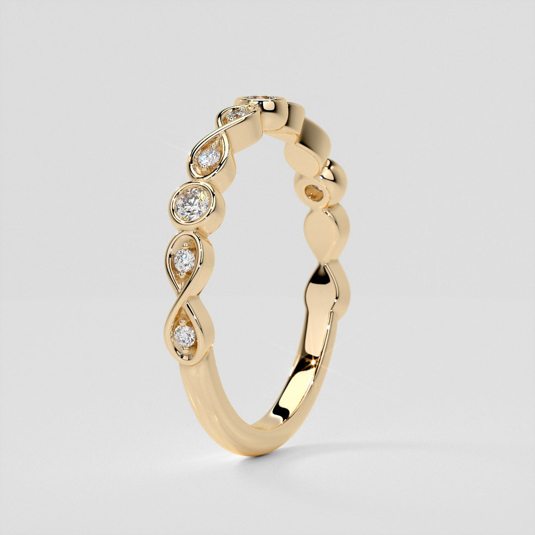 1/6 CTW Lab Grown Diamond Infinite Harmony Band