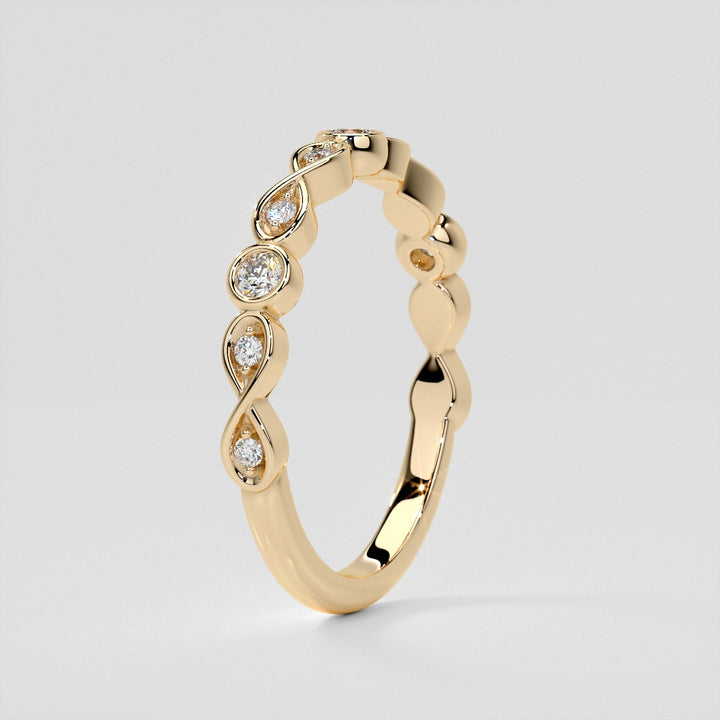 1/6 CTW Lab Grown Diamond Infinite Harmony Band
