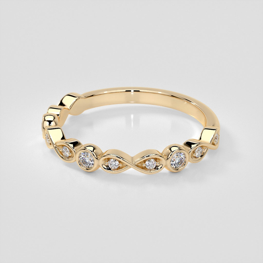 1/6 CTW Lab Grown Diamond Infinite Harmony Band