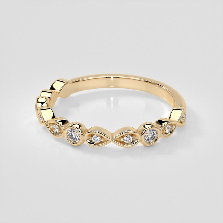 1/6 CTW Lab Grown Diamond Infinite Harmony Band