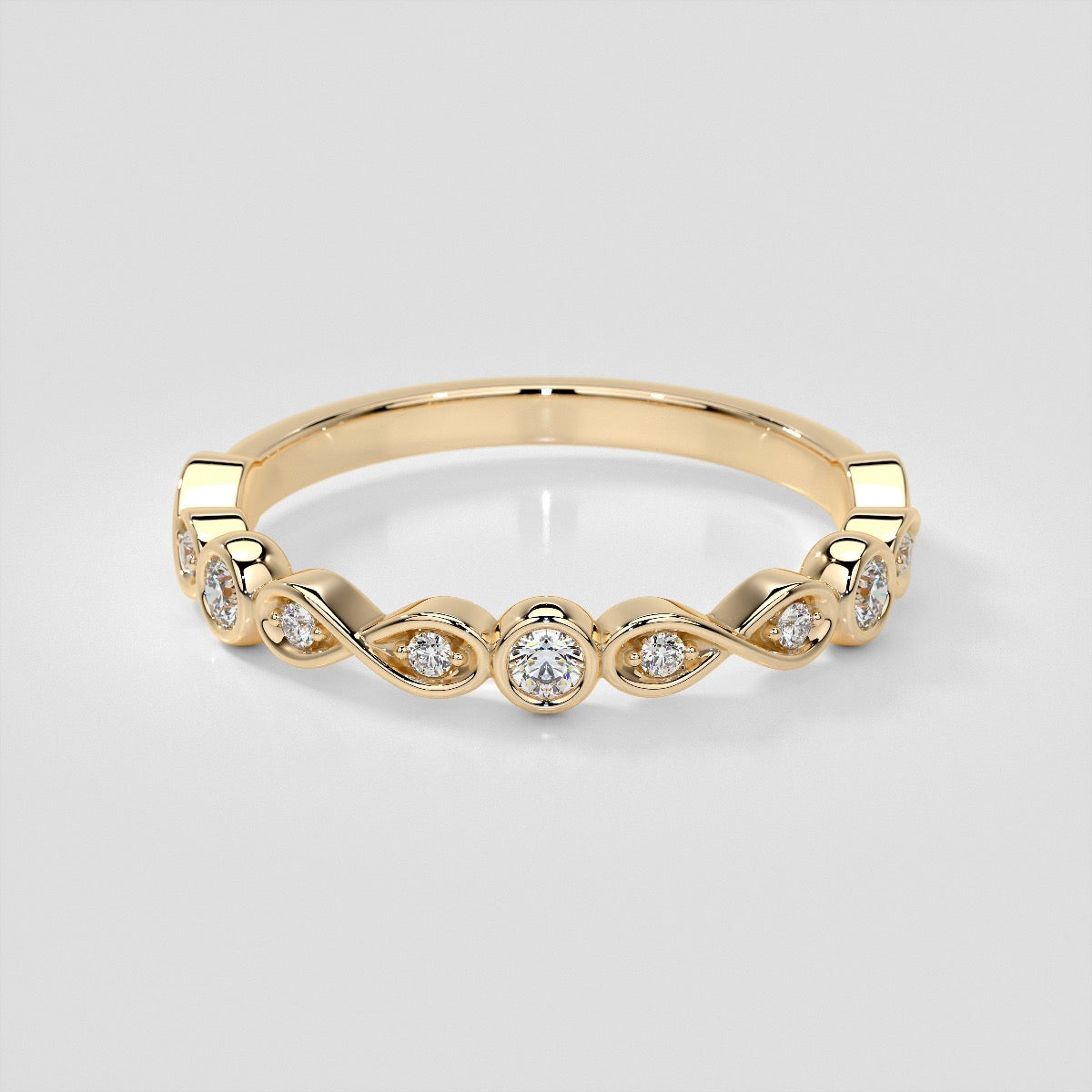 1/6 CTW Lab Grown Diamond Infinite Harmony Band