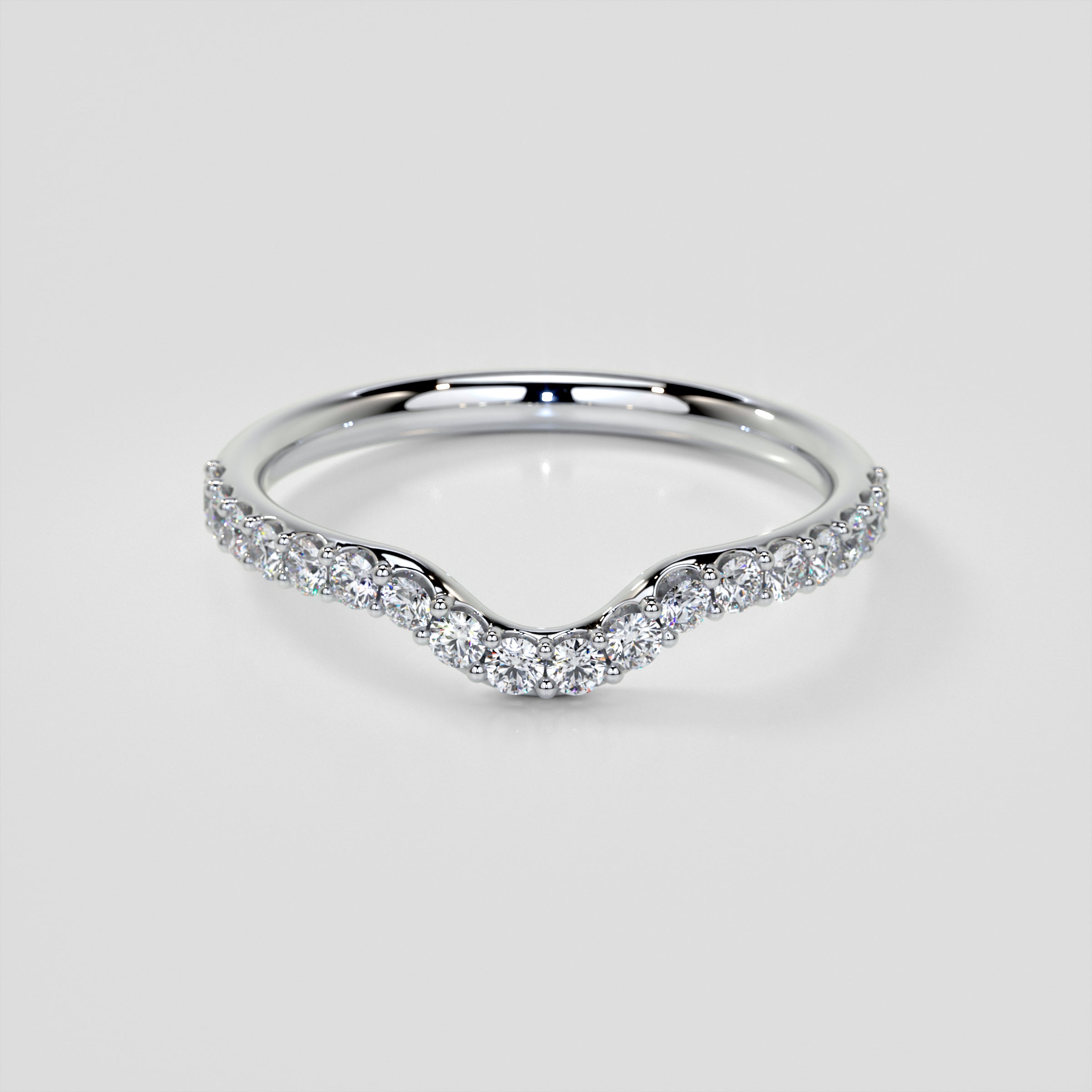 Pear Cut Hidden Halo Engagement Ring