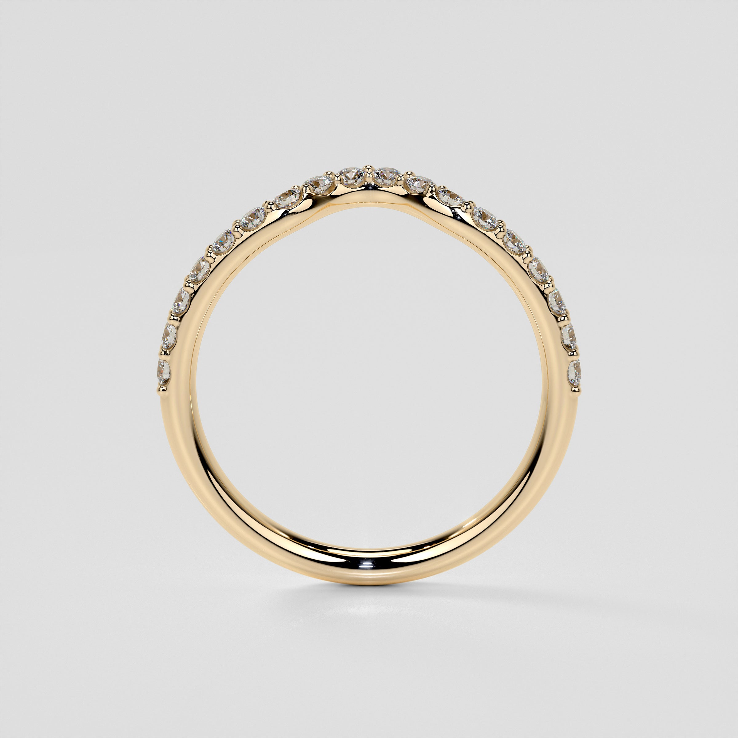 Lab Grown Diamond Princess Cut Hidden Halo Engagement Ring