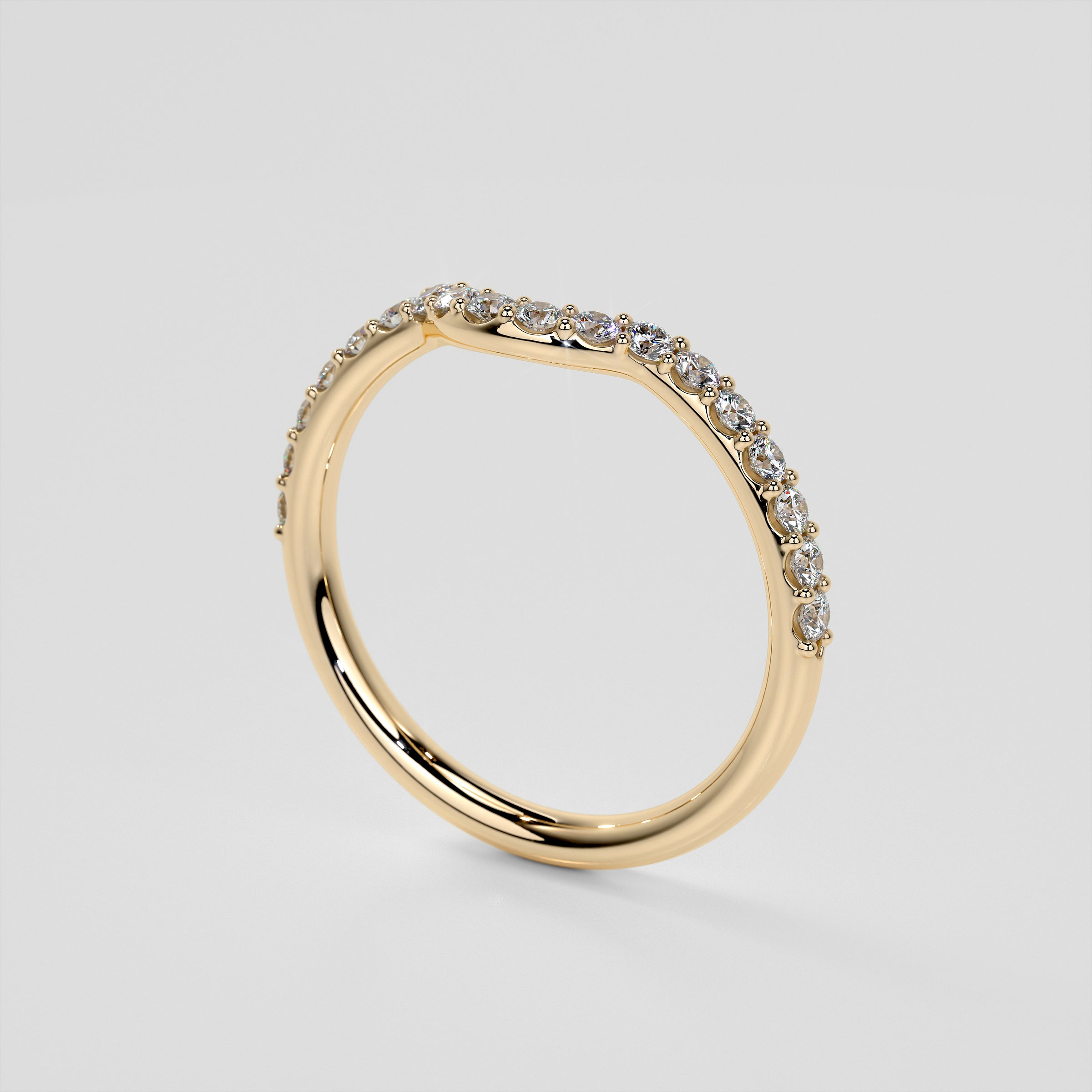 Emerald Cut Hidden Halo Engagement Ring