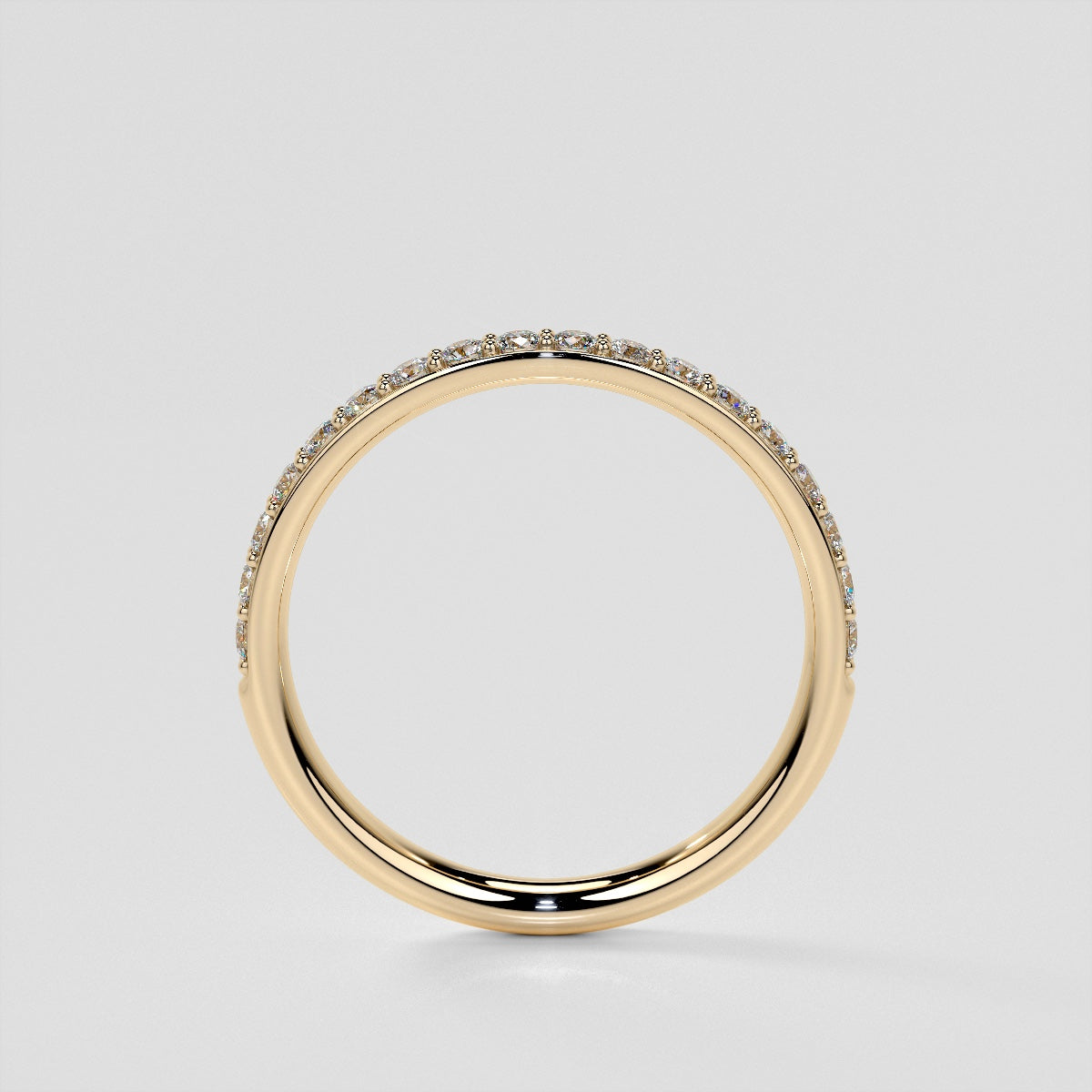 Lab Grown Diamond Pear Cut Hidden Halo Engagement Ring