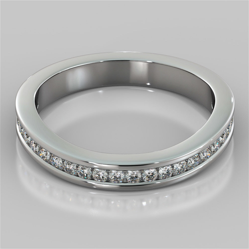 1.5Ct Princess Cut Lab Grown Diamond 5-Stone Engagement Ring with Accents