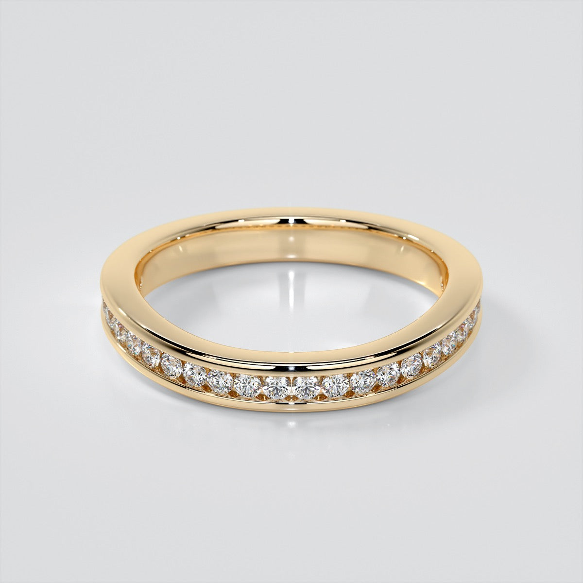 Princess Cut 5-Stone Engagement Ring with Accents