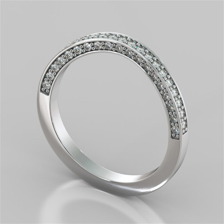 1.5Ct Princess Cut Lab Grown Diamond Split Shank Engagement Ring