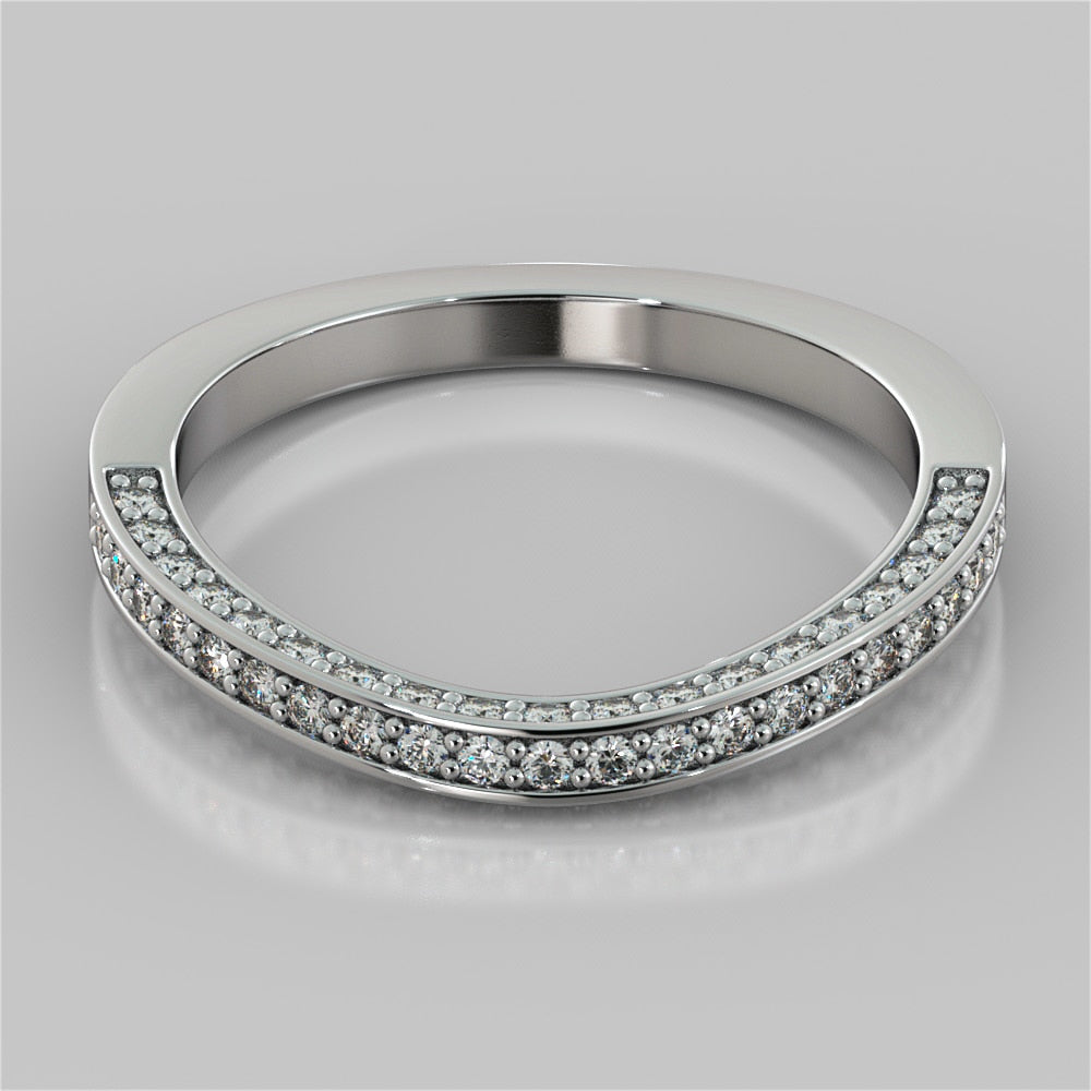 1.5Ct Princess Cut Lab Grown Diamond Split Shank Engagement Ring