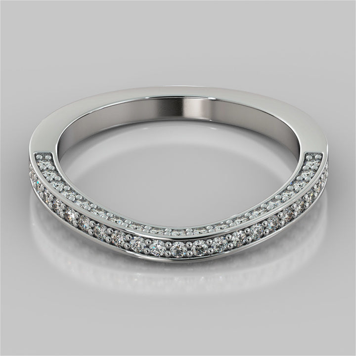 1.5Ct Princess Cut Lab Grown Diamond Split Shank Engagement Ring