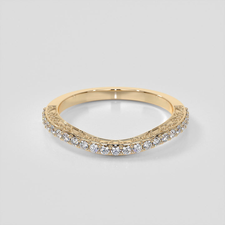 1.5Ct Asscher Cut Lab Grown Diamond Engagement Ring with Filigree Split Shanks