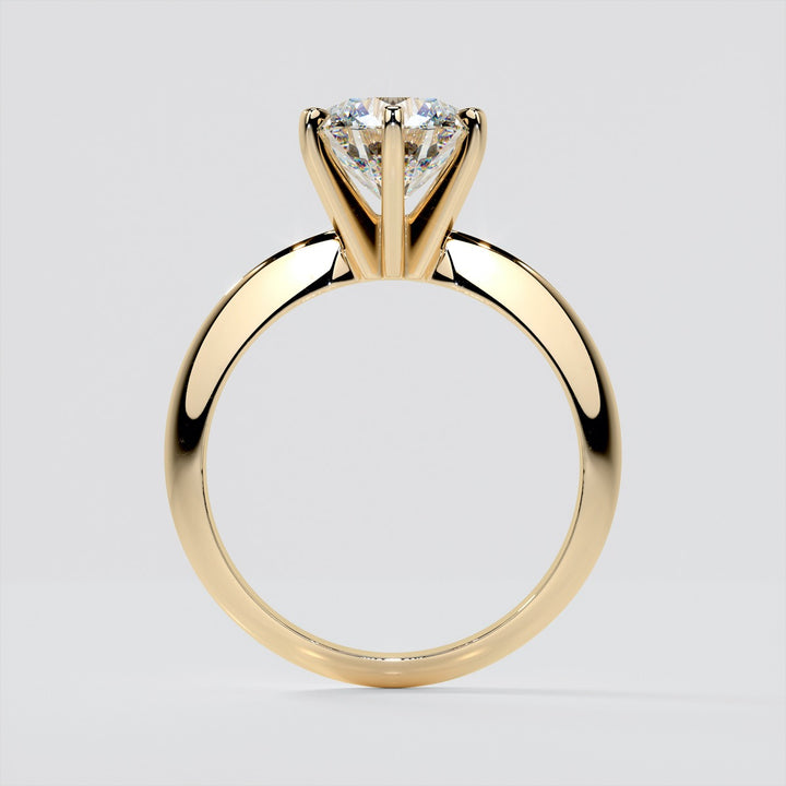 Classic 6-Prong Round Cut Tiffany Style Engagement Ring