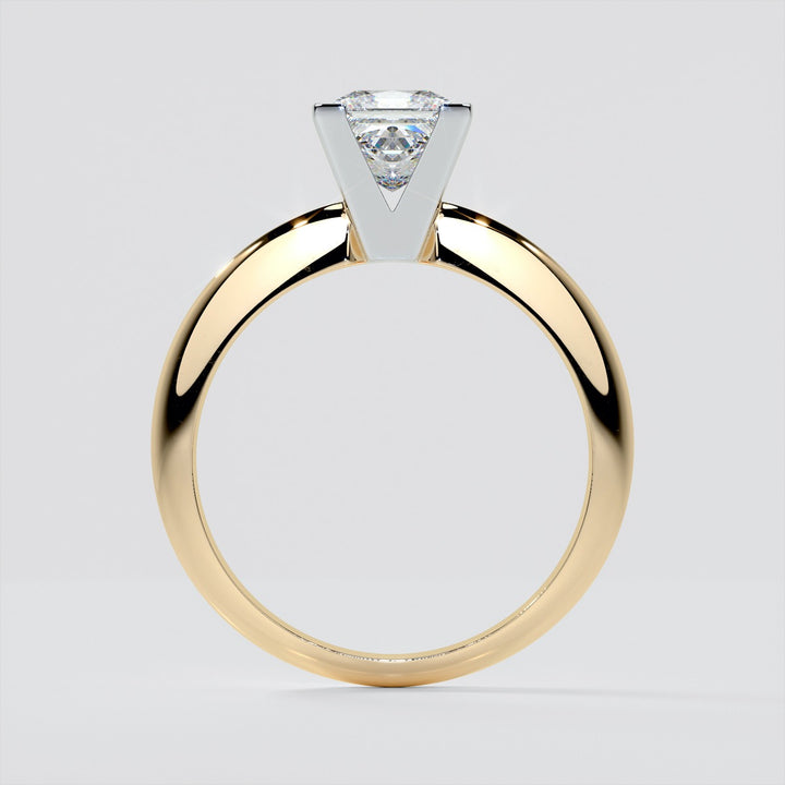 Princess Cut Tiffany Style Engagement Ring