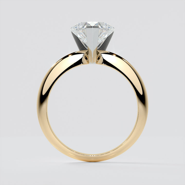 Heart Shape Classical Tiffany Style Engagement Ring