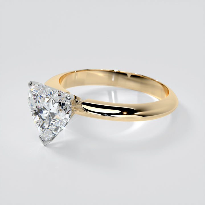 Heart Shape Classical Tiffany Style Engagement Ring