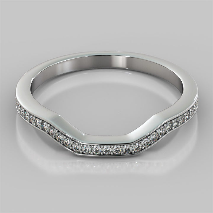 Emerald Cut Three-Stone Engagement Ring With Trapezoid Accents