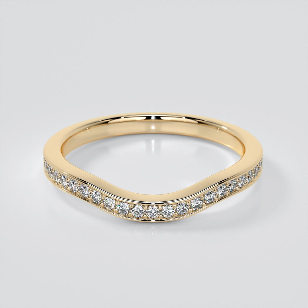 Princess Cut Three Stone Wedding Set With Accents