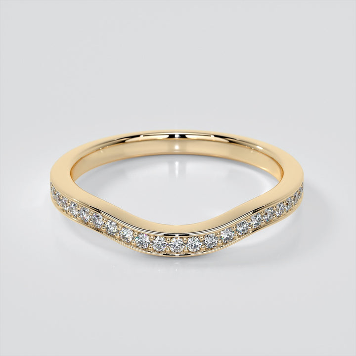 Princess Cut Three Stone Wedding Set With Accents