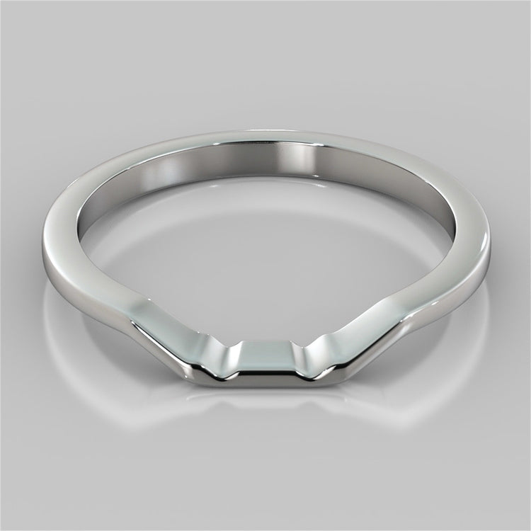 Radiant Cut Three-Stone Wedding Set With 2 Matching Bands