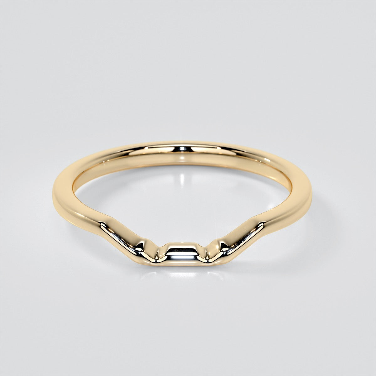 Contoured Style Wedding Band