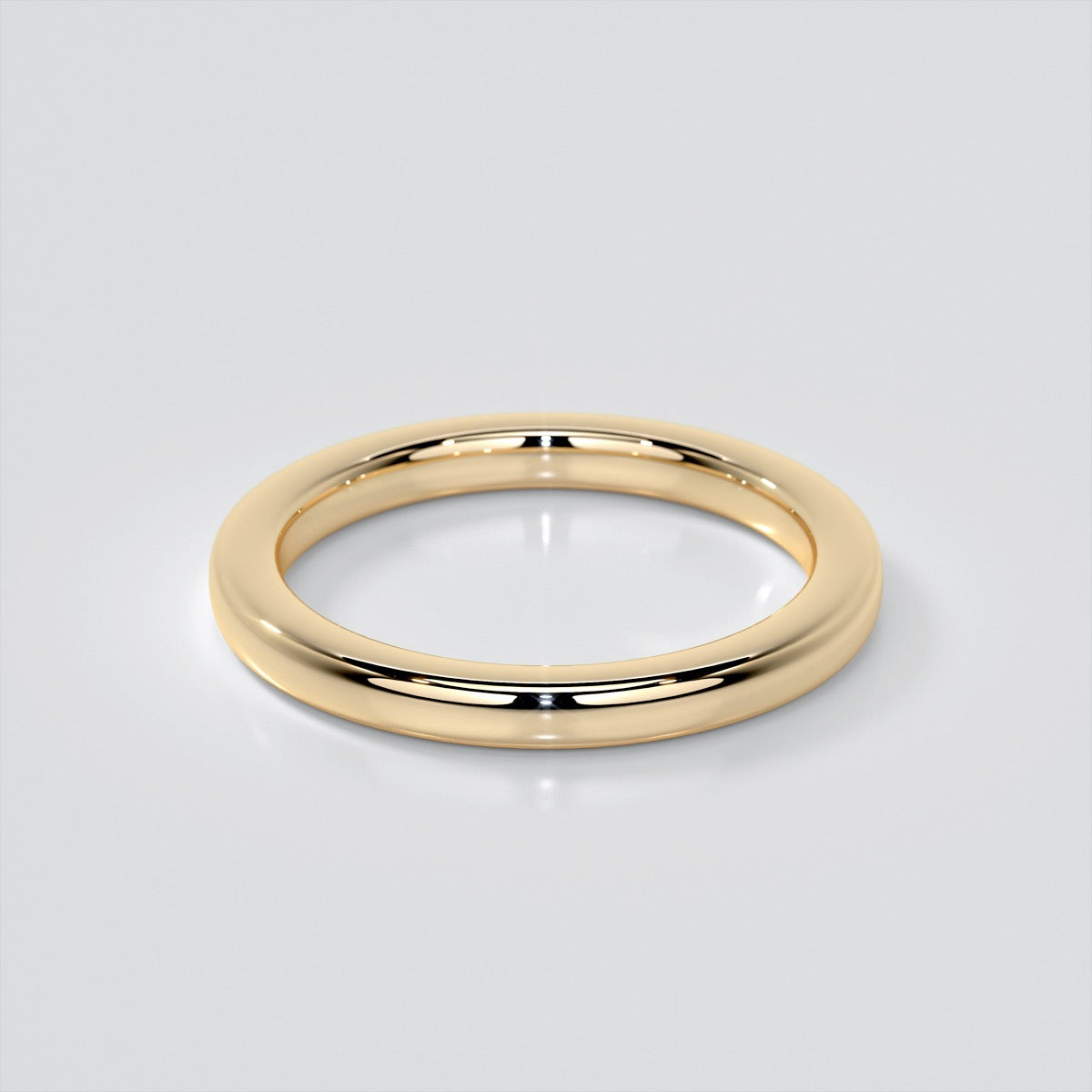 Round Cut Cathedral Style Engagement Ring