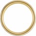 18K Yellow Gold PVD Tungsten 8 mm Band