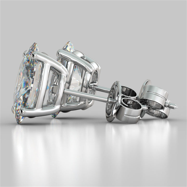 Oval Cut Stud Earrings