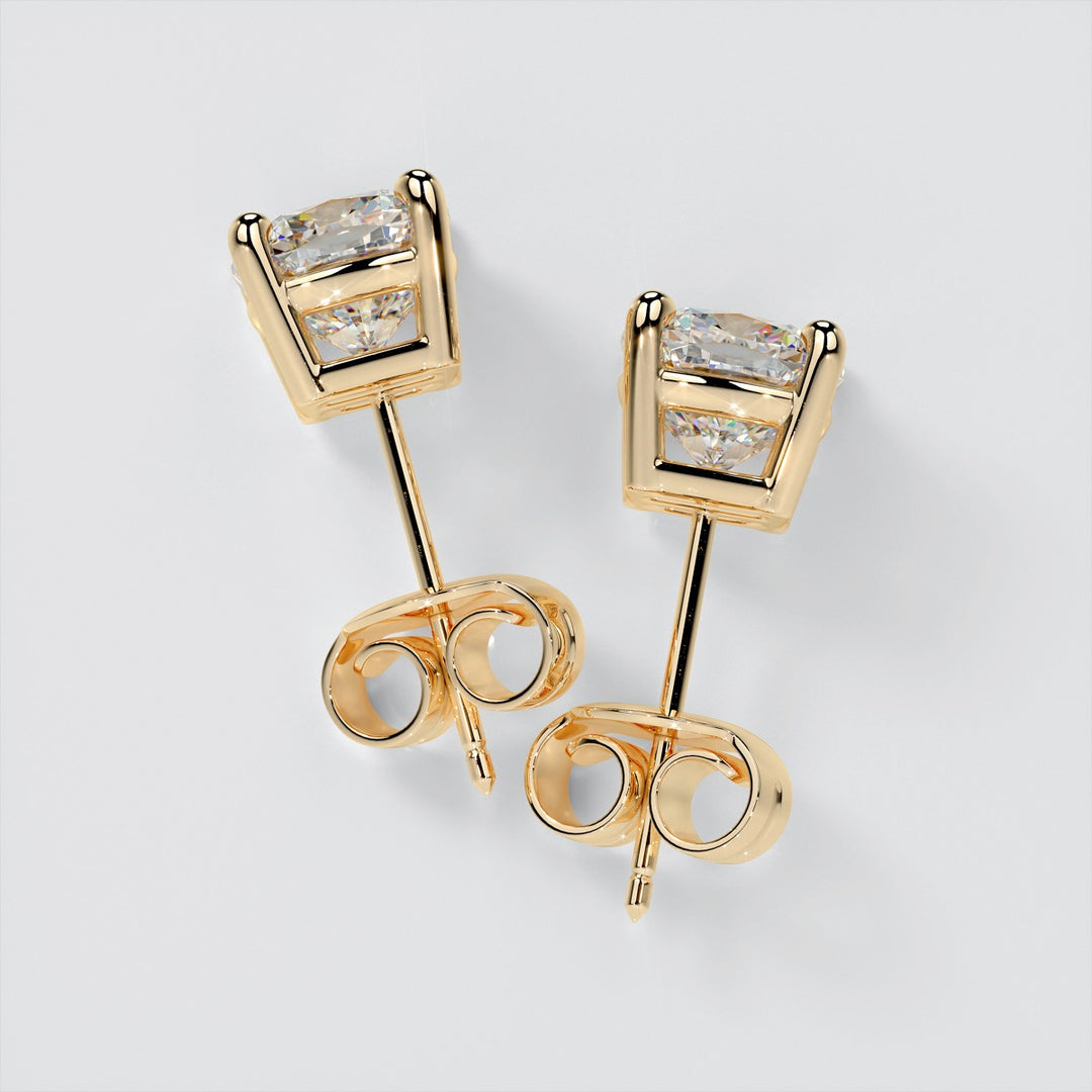 Cushion Cut Stud Earrings
