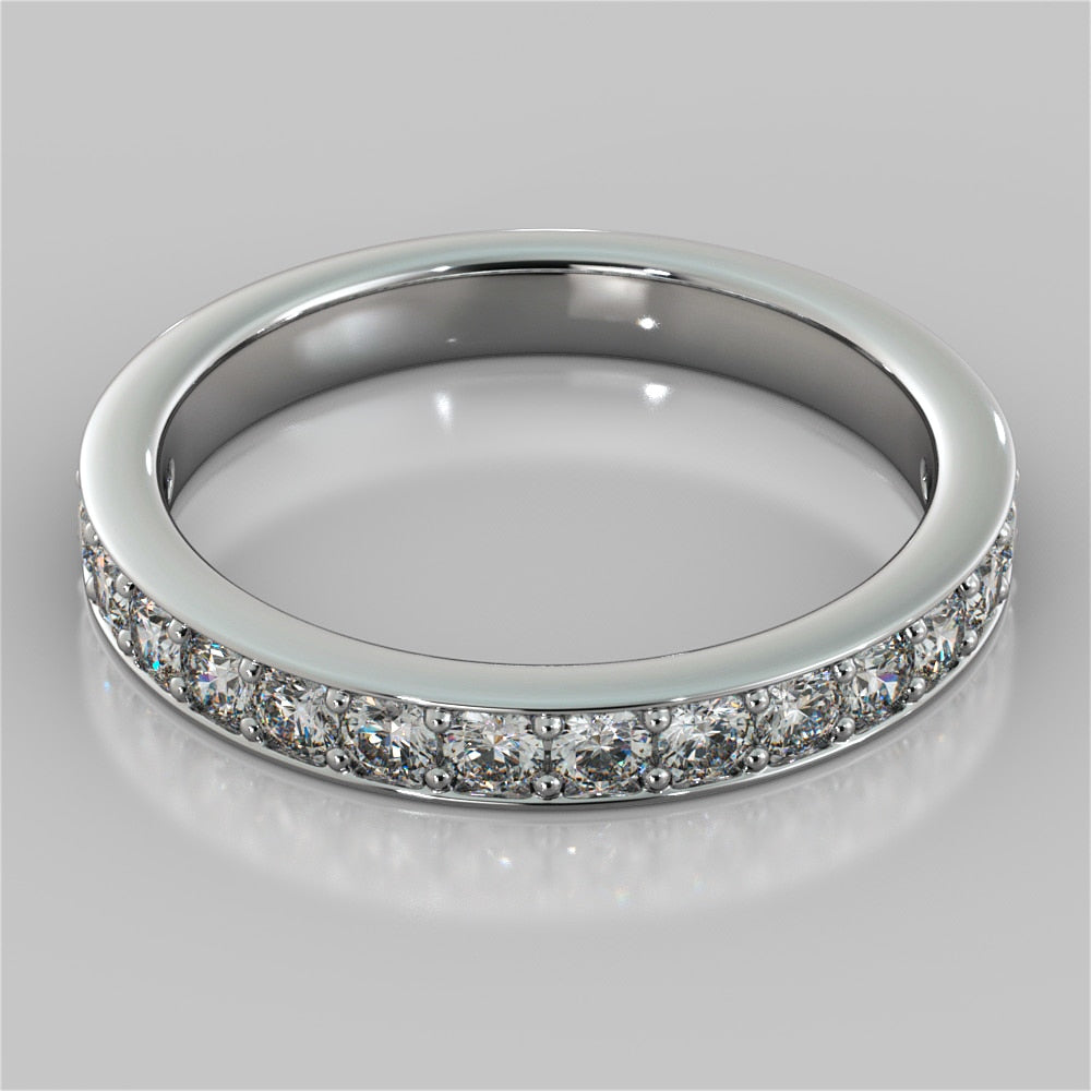 Lab Grown Diamond Marquise Cut Cathedral Style Channel Engagement Ring With Accents