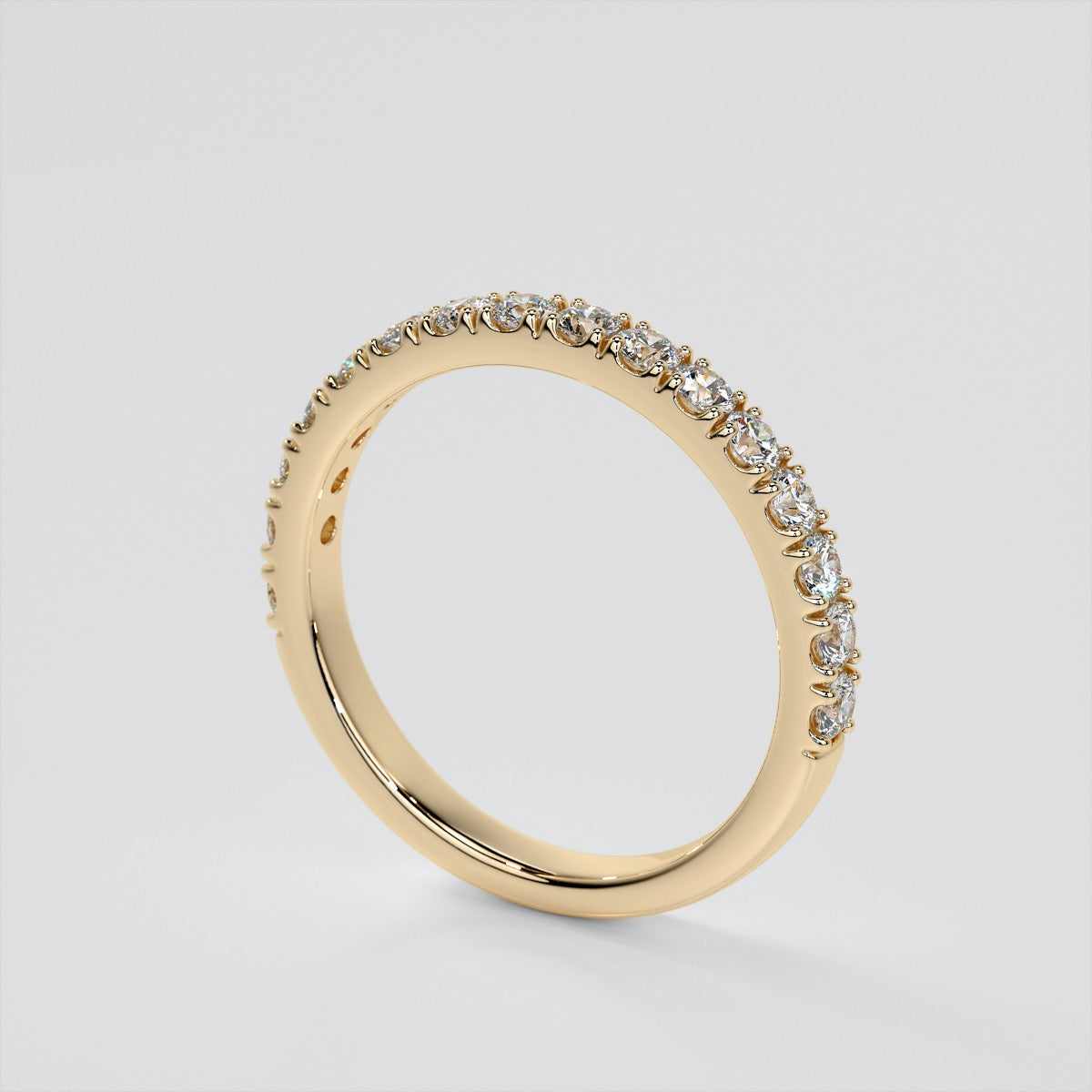 Marquise Cut Cathedral Scallop Style Engagement Ring With Accents