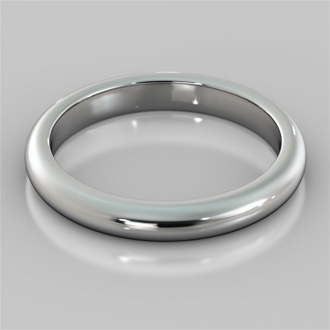 Round Edge Wedding Band