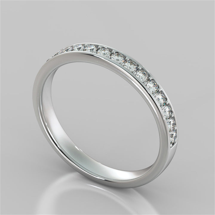 Princess Cut Accented Cathedral Wedding Set