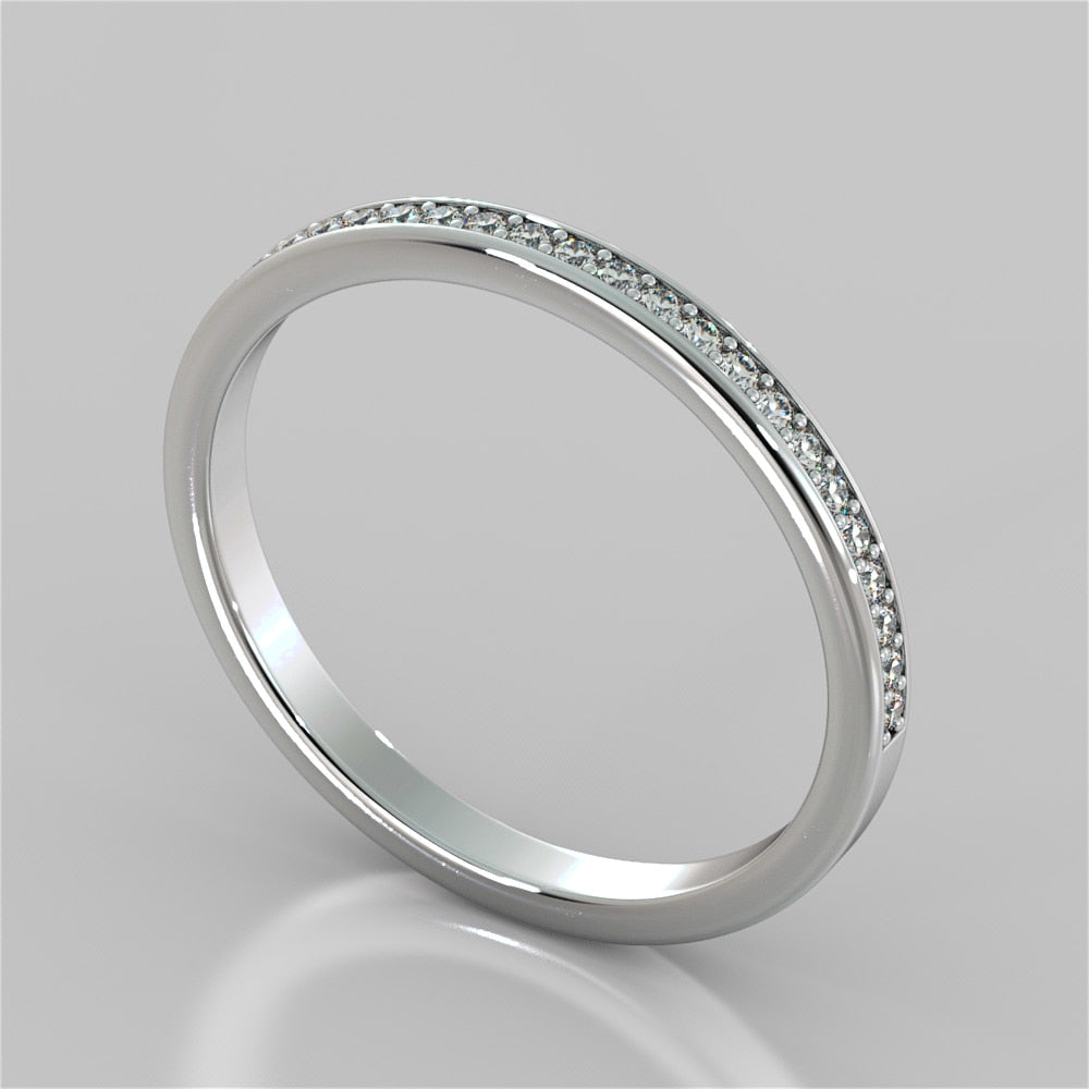 Princess Cut Pavé Style Halo Wedding Set With Accents