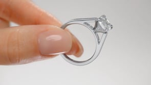 Emerald With Baguettes Engagement Ring