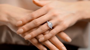 Emerald Cut Five-Stone Engagement Ring