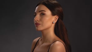 3.38CT Asscher Cut Halo Earrings