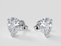 Pear Cut Stud Earrings