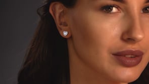 Heart Shape Stud Earrings